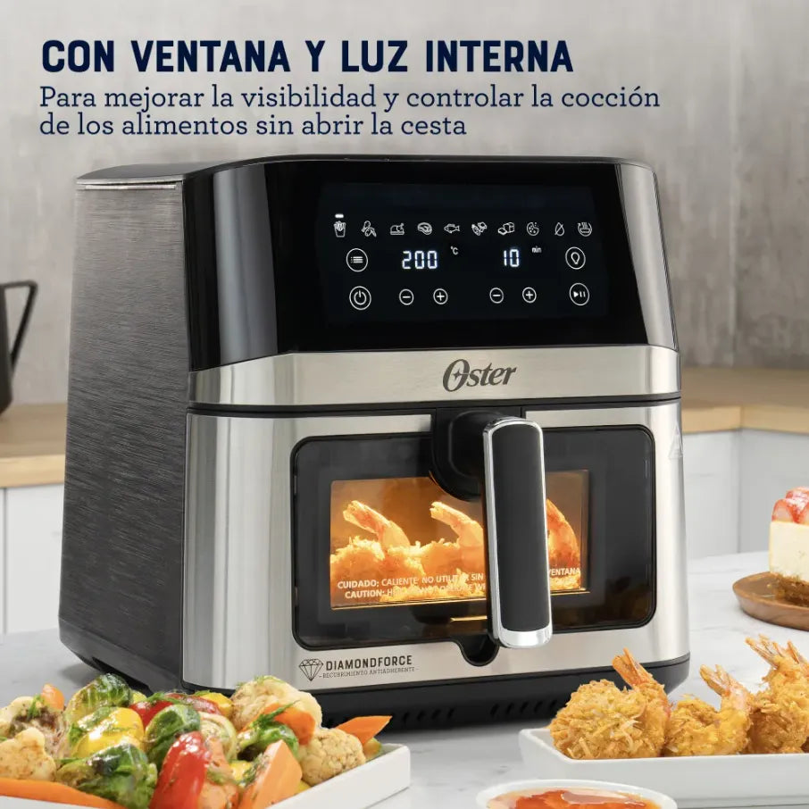 Freidora de aire digital Oster 7.5L de capacidad CKSTAF75WDSSDF