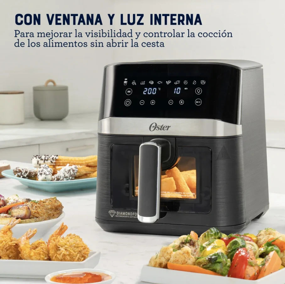 Freidora de aire digital Oster 4L de capacidad CKSTAF40WDDF