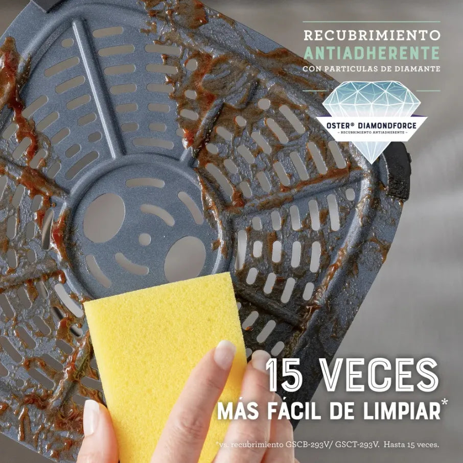 Freidora de aire digital Oster 7.5L de capacidad CKSTAF75WDSSDF