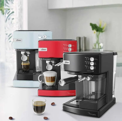 Cafetera Automática De Espresso Roja Oster Primalatte BVSTEM6603R