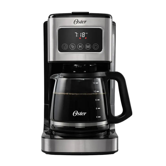 Cafetera Programable Oster Pantalla Tactil 12 Tazas BVSTDC4403