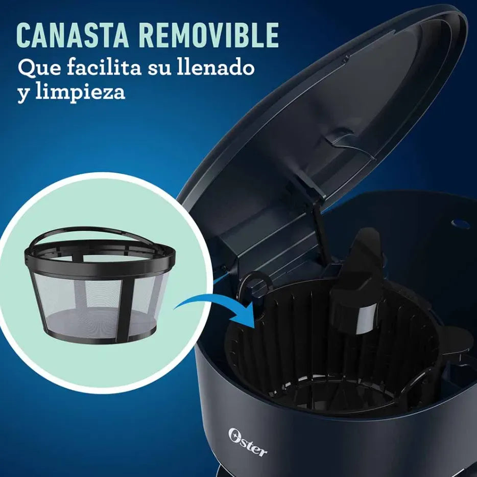 Cafetera Programable Oster 12 Tazas Auto Apagado BVSTDCP12B