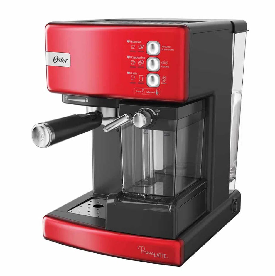 Cafetera Automática De Espresso Roja Oster Primalatte BVSTEM6603R