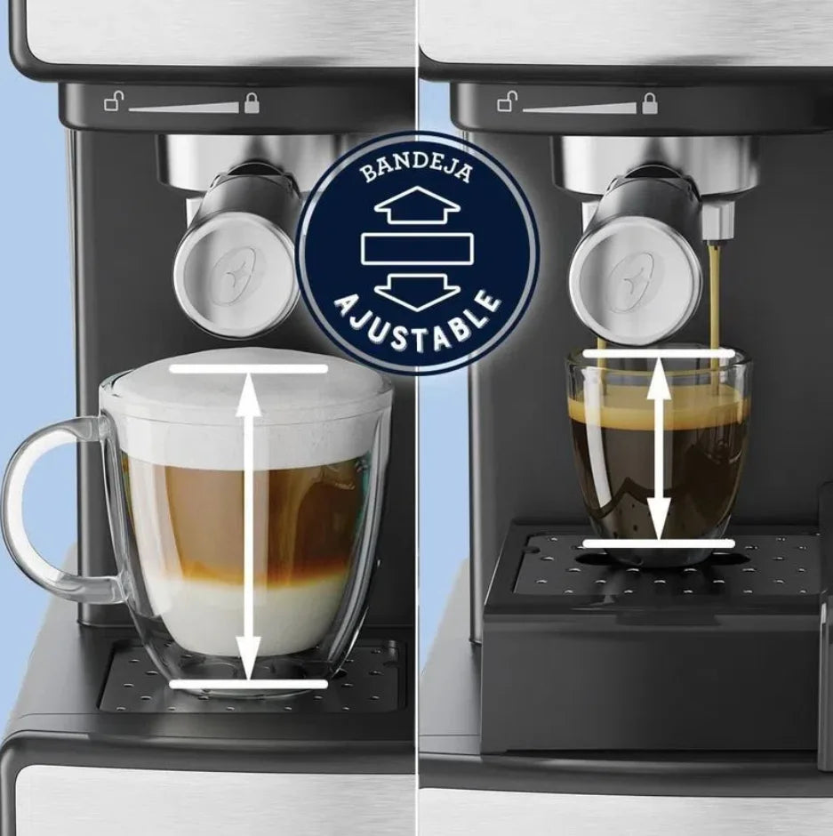 Cafetera Oster Primalatte automatica BVSTEM6603SS