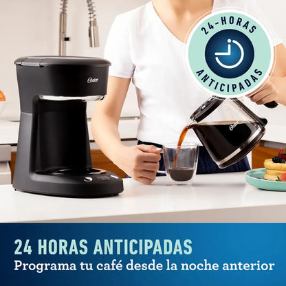 Cafetera Programable Oster 12 Tazas Auto Apagado BVSTDCP12B