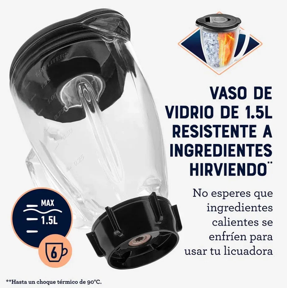 Licuadora Clasica Oster 700 W Con Motor Reversible BLSTBESTE