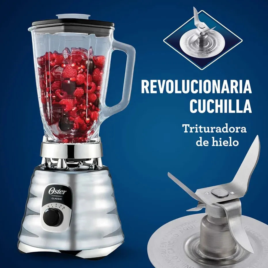 Licuadora Oster Tradicional Clasica Vaso De Vidrio 700w