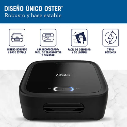 Sanduchera Oster Compacta Con Platos Hondos 750w CKSTSM400