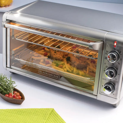 Horno Freidor 30L Black+Decker acero inoxidable TO3265XSS-LA