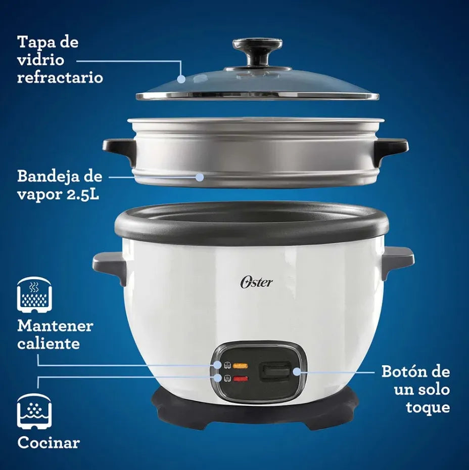 Arrocera Oster Multiusos con funcion mantener caliente CKSTRC5731W