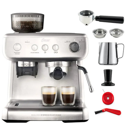 Cafetera Para Espresso Oster 15 Bares Molino Integrado BVSTEM7300